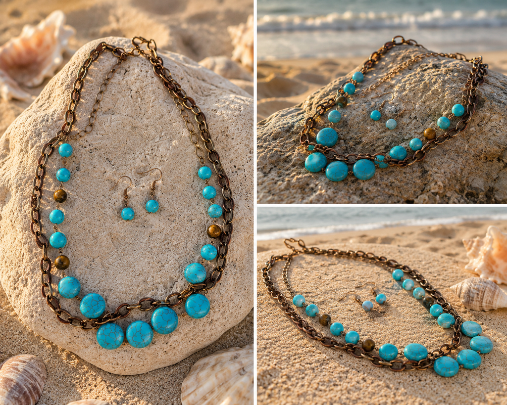 Coastal Serenity Necklace Set