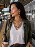 Golden Halo Necklace Set
