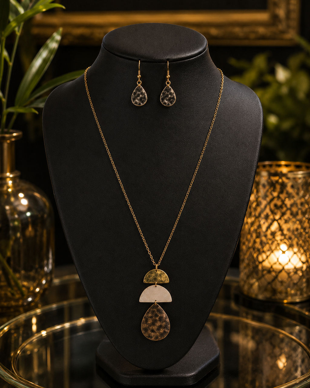 Terra Luxe Pendant Necklace Set