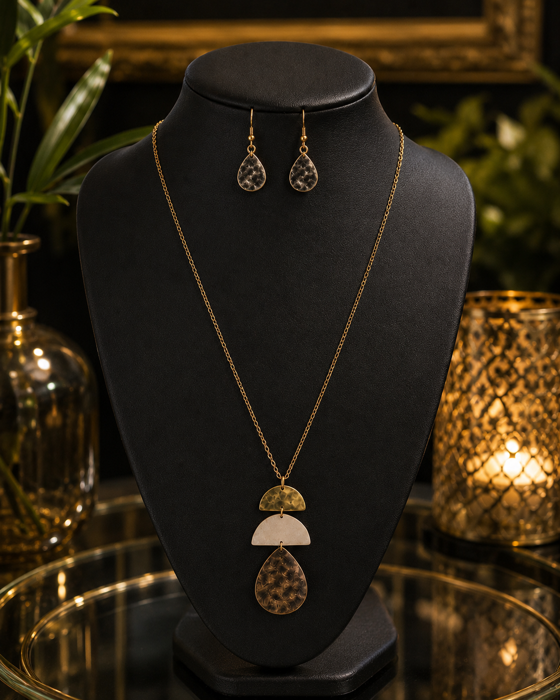 Terra Luxe Pendant Necklace Set